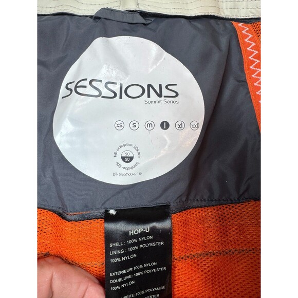 Sessions Summit Series Snowboard Ski Recco Avalanche Rescue System Jacket SZ L - Picture 9 of 12